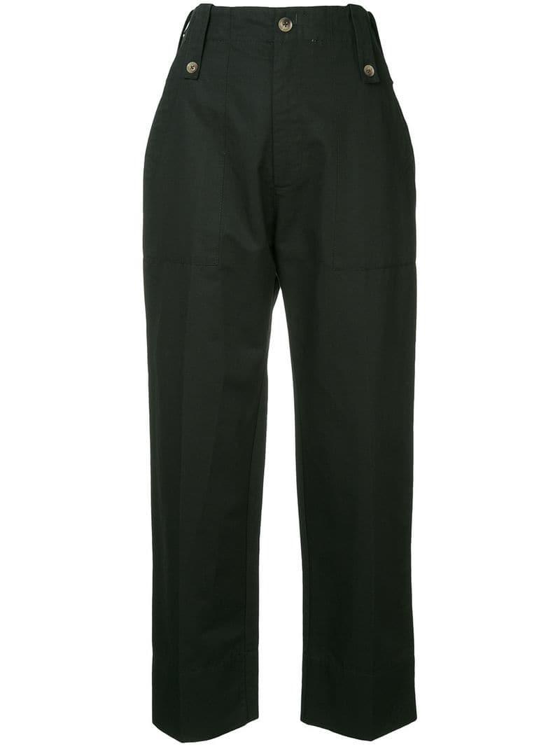bassike drill tapered utility pant