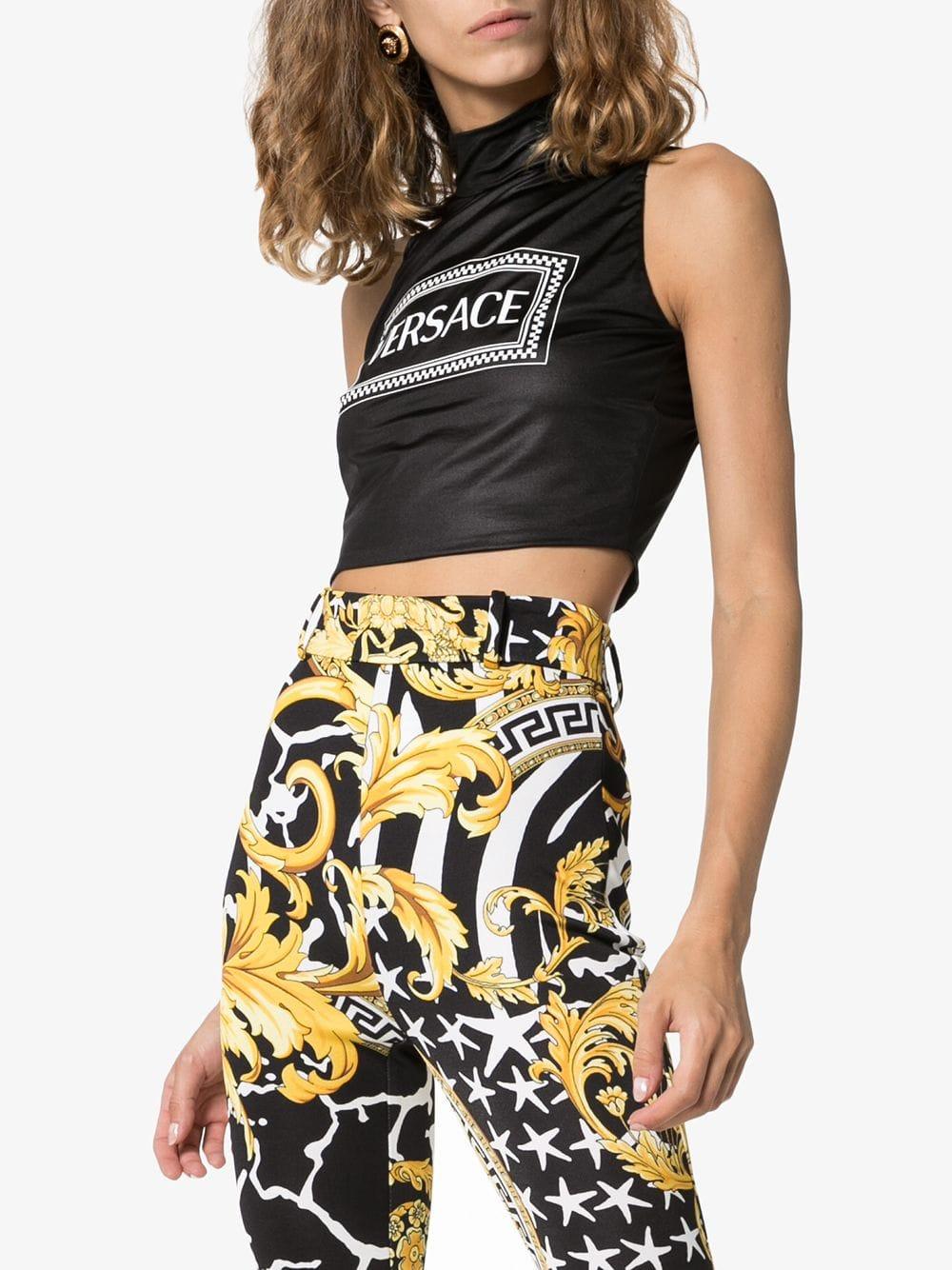 versace crop tshirt