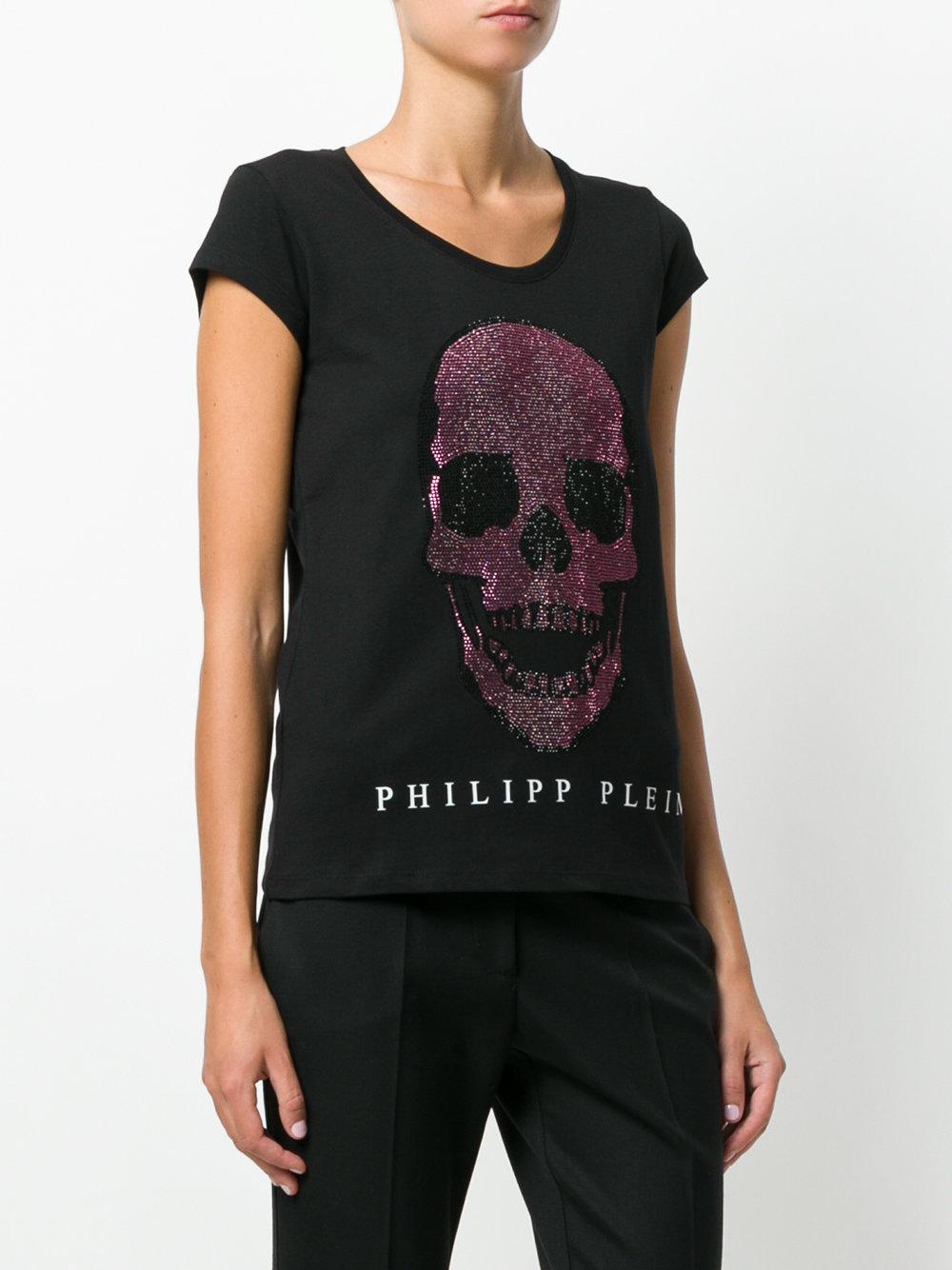 Aankoop >philipp plein swarovski t shirt Grote uitverkoop - OFF 75%