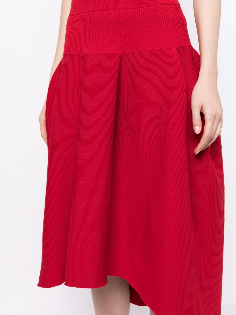 CFCL Pottery High-waisted Full Skirt in Red | Lyst