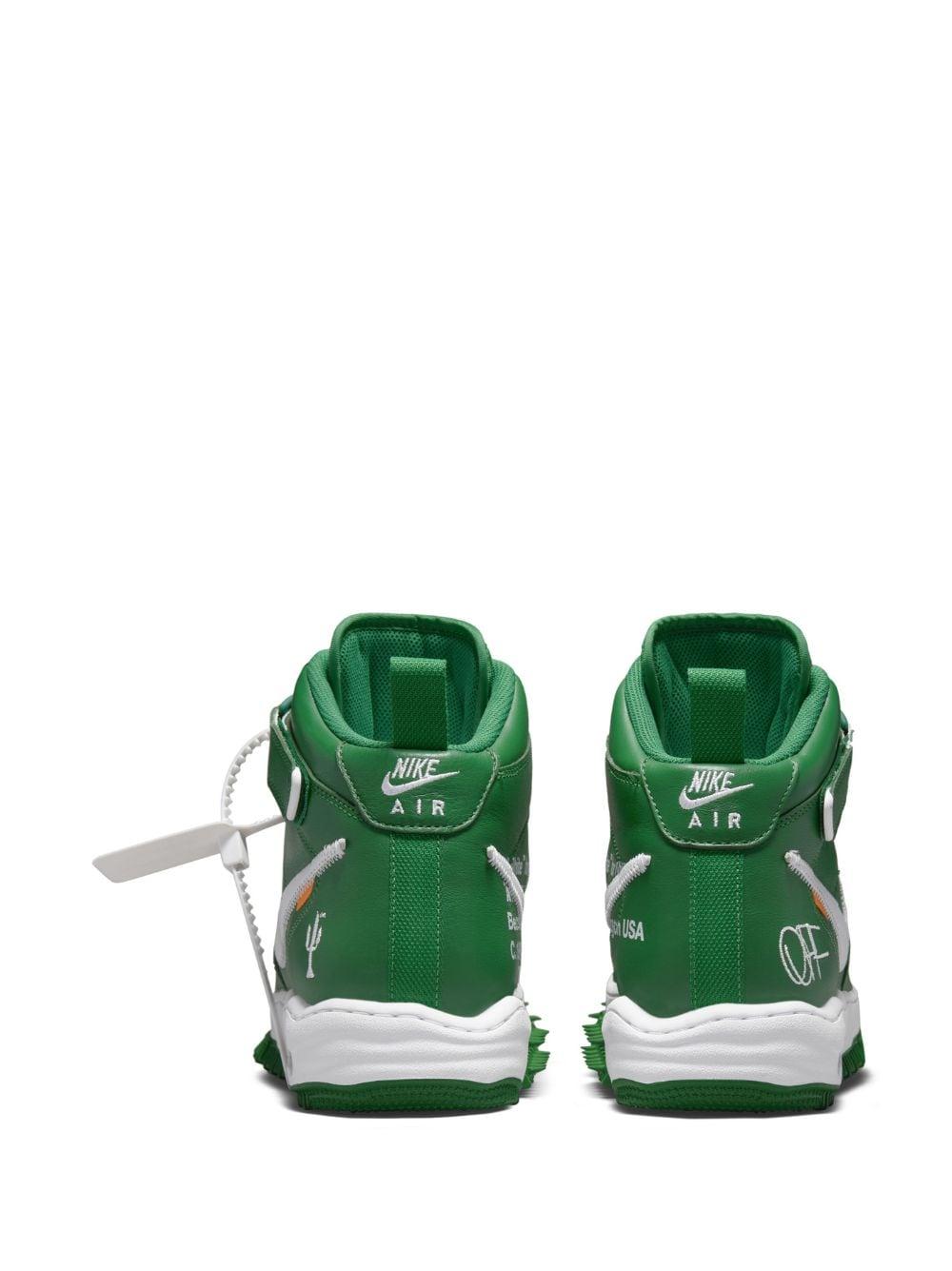 Nike | H.Lorenzo|Off-White Air Force 1 Mid (DR0500-300-PINE-GREEN-WHITE), 6 / Green