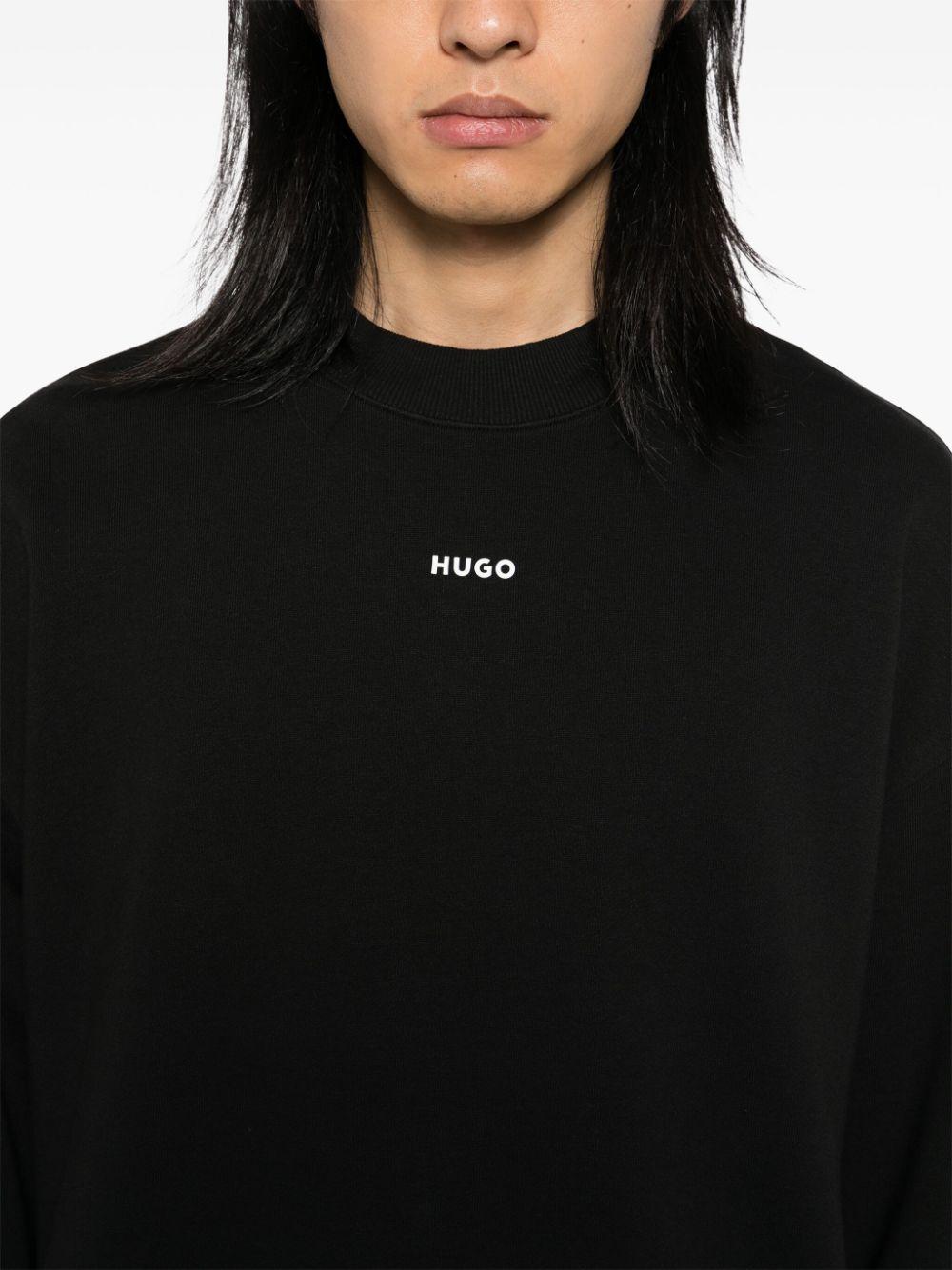Hugo black sweatshirt shop