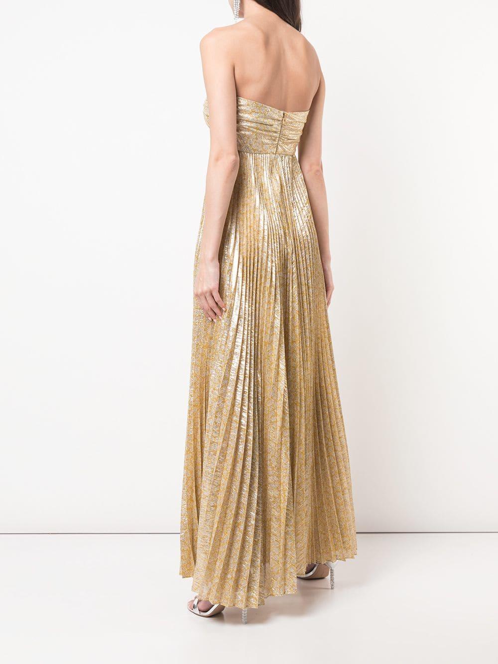 alexis joya gold dress
