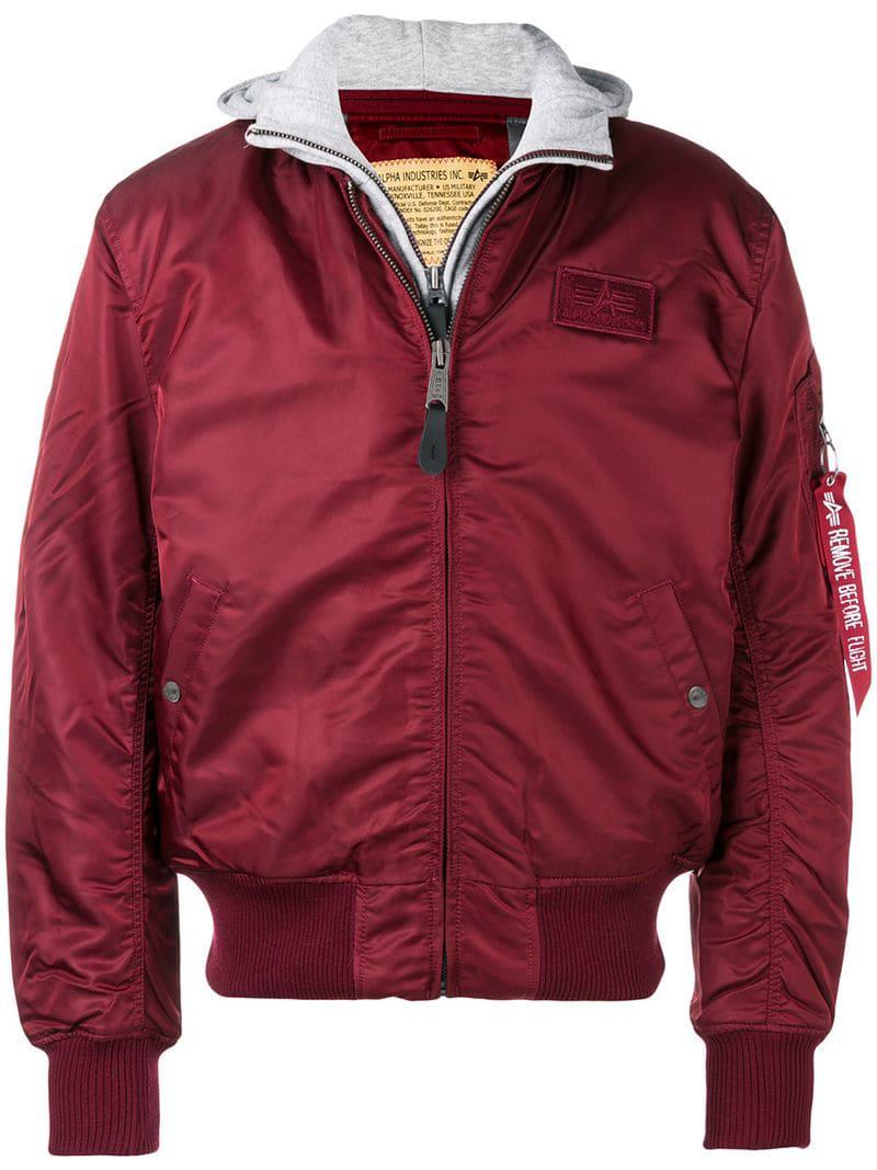 Alpha Industries Na1 Bomber Jacket in Red for Men Lyst
