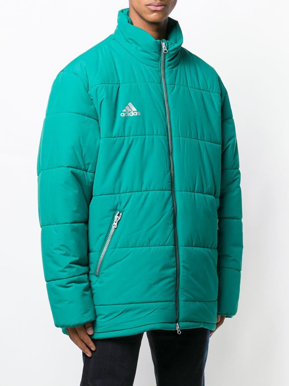 Gosha Rubchinskiy X Adidas Wattierte Jacke in Grün für Herren - Lyst