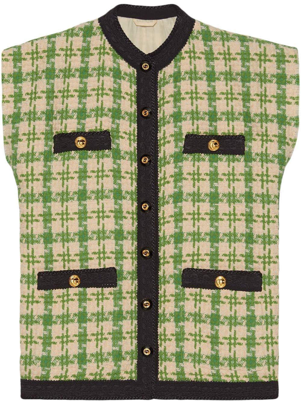 Gucci clearance tweed vest