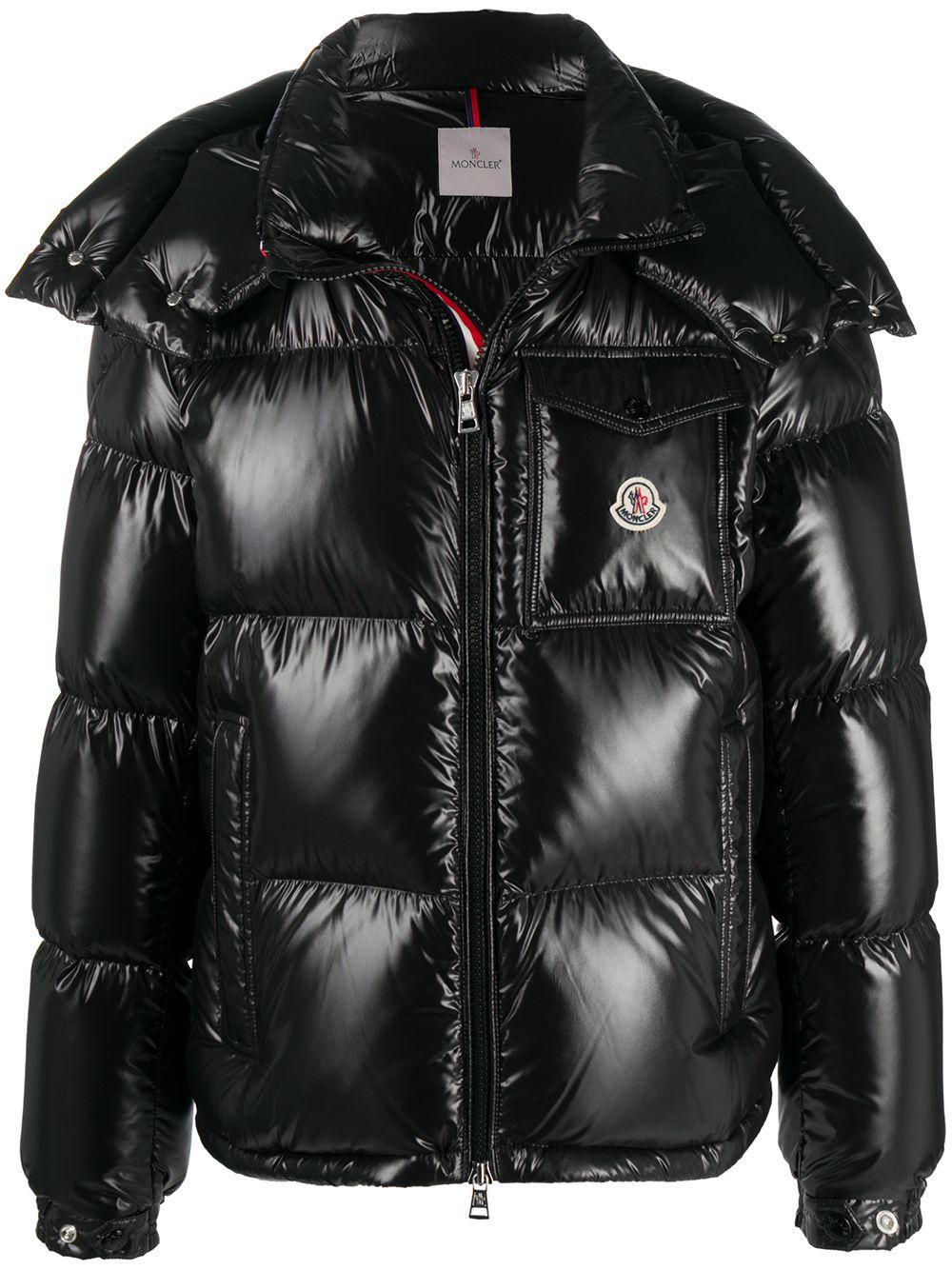 moncler black bubble coat