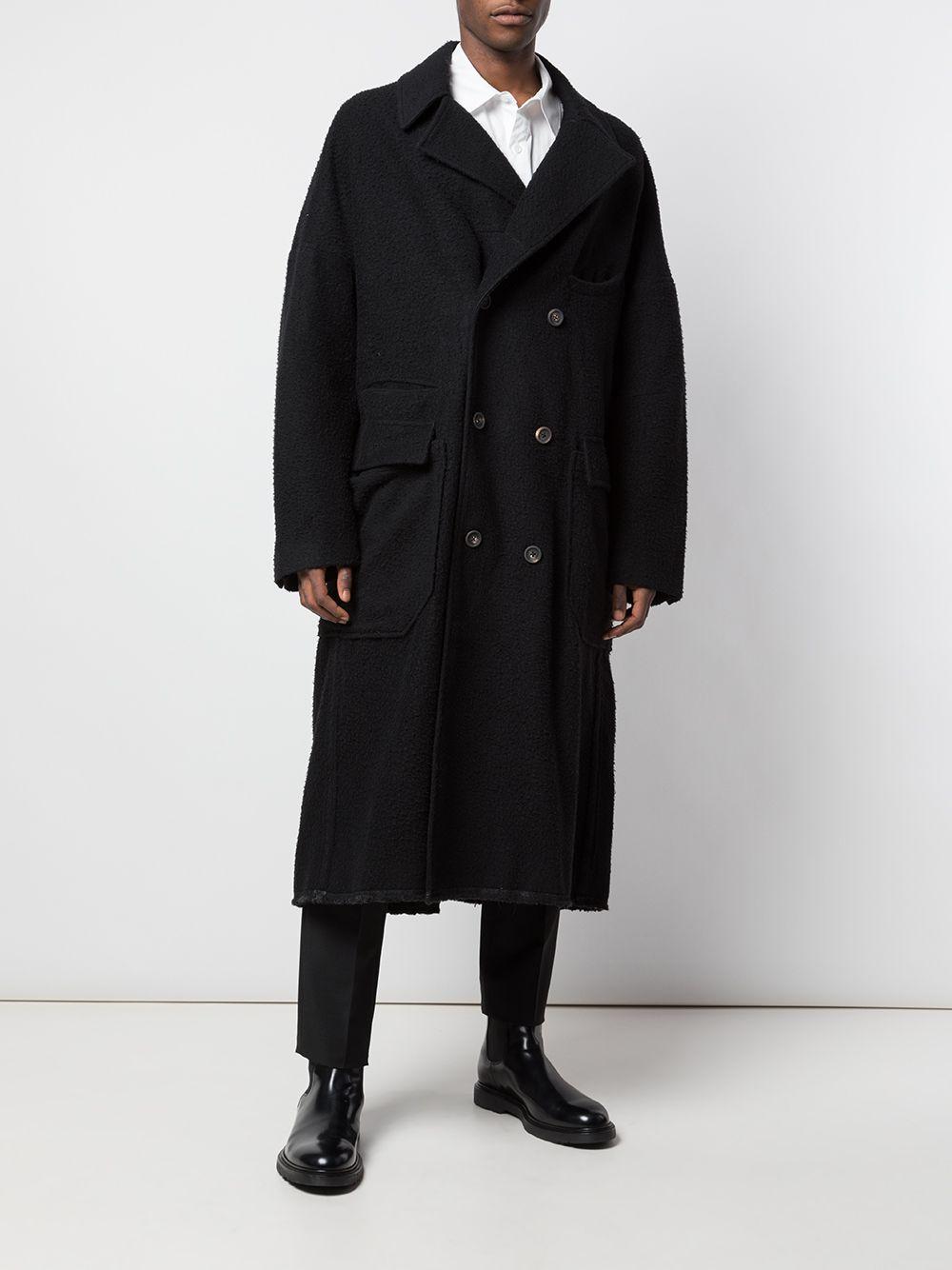 oversized double breasted coat