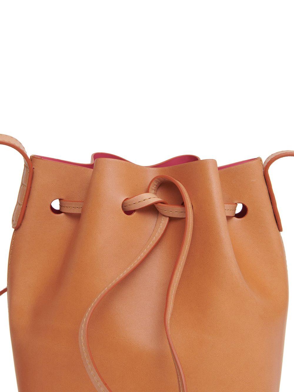 Mansur Gavriel Mini Bucket Bag in Brown