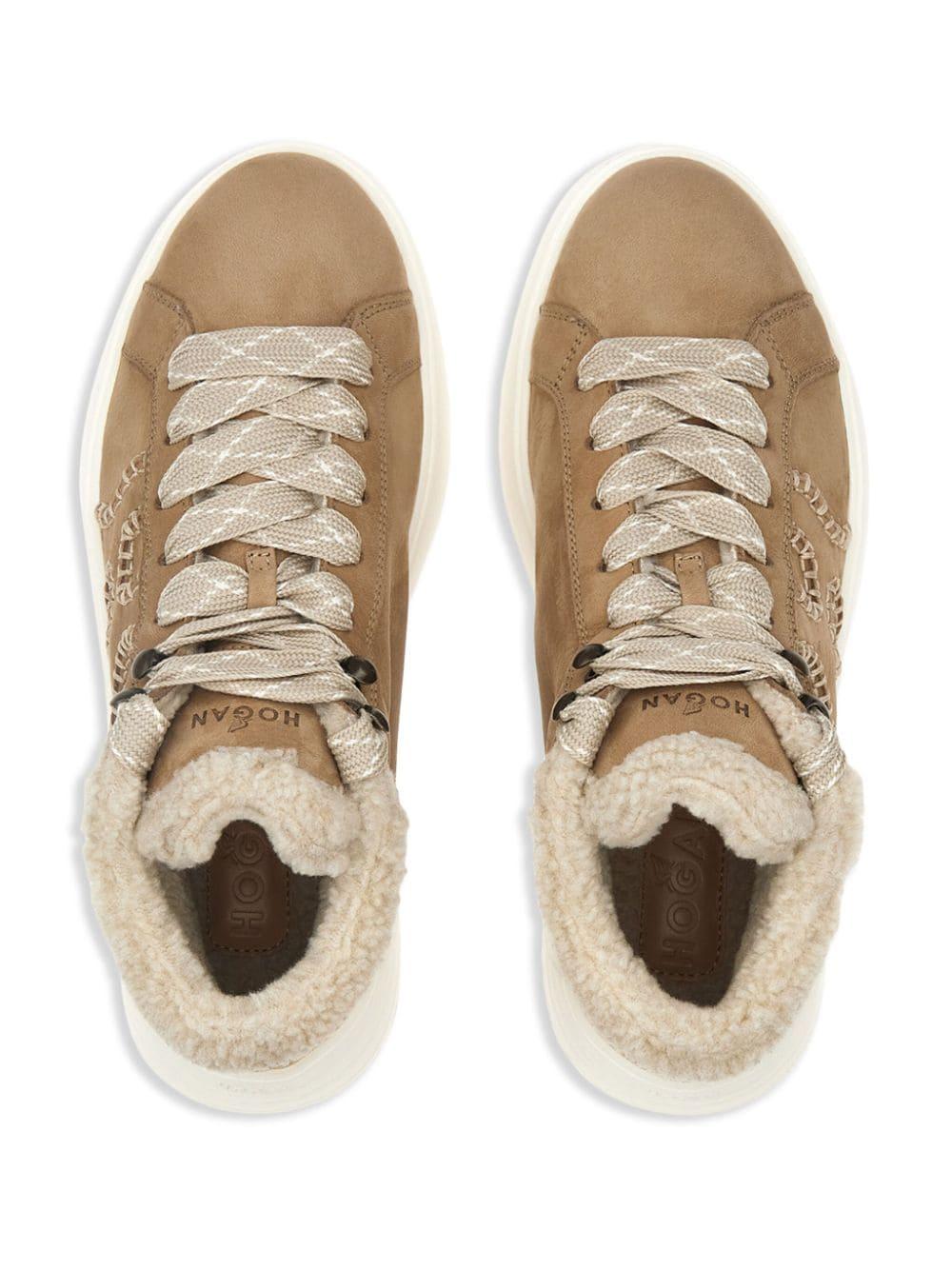 Hogan shearling best sale sneakers