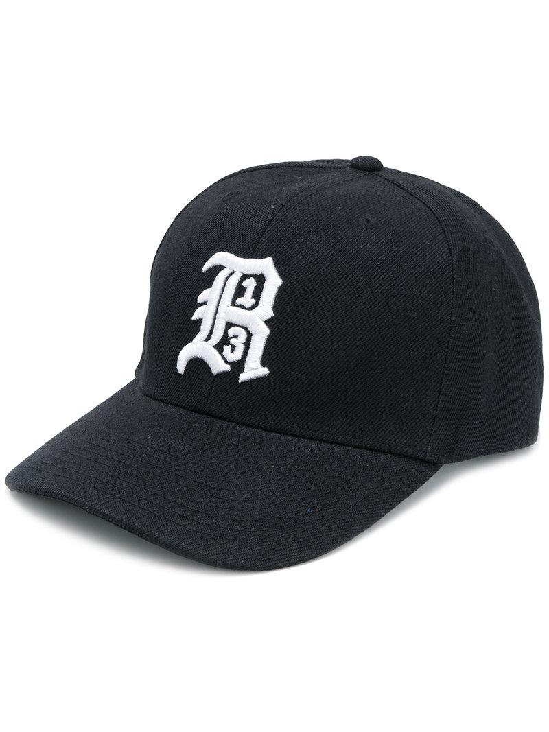 R13 Embroidered Logo Baseball Cap in 
