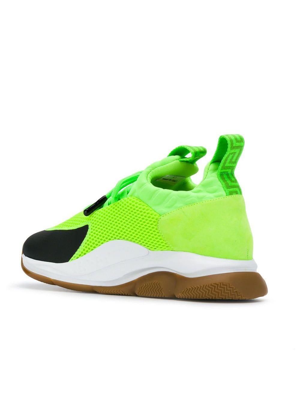 versace cross chainer green