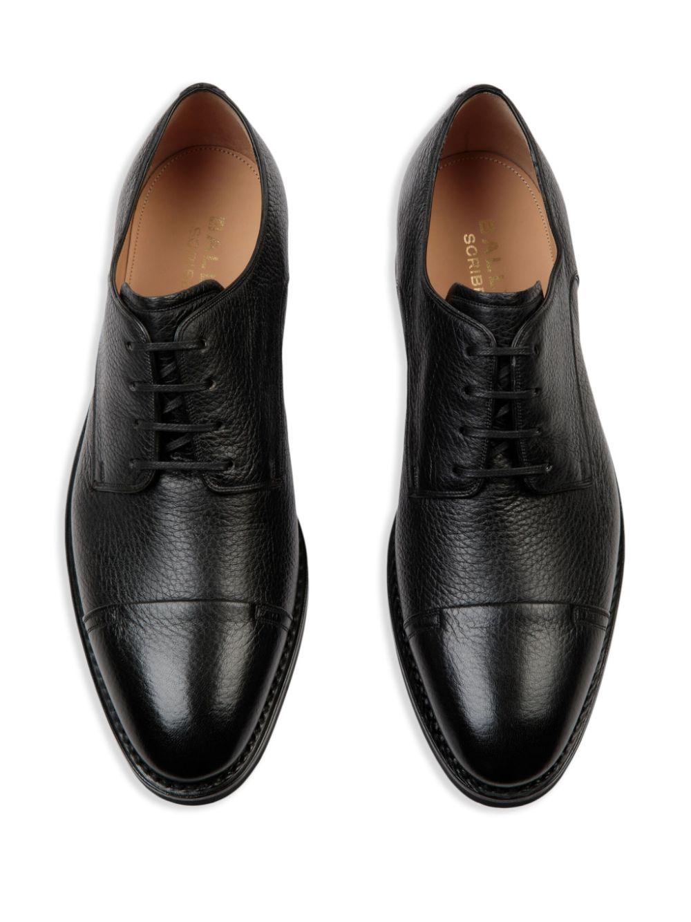 BALLY 黒 レースアップシューズ レザー 革靴 メンズ 40.5 イタリア製  