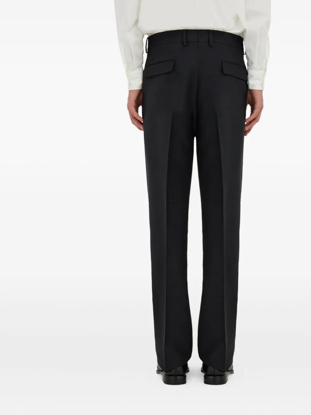 パンツ FERRAGAMO Straight pants with pleat FERRAGAMO Pleated stretch-ponte straight-leg pants | NET-A