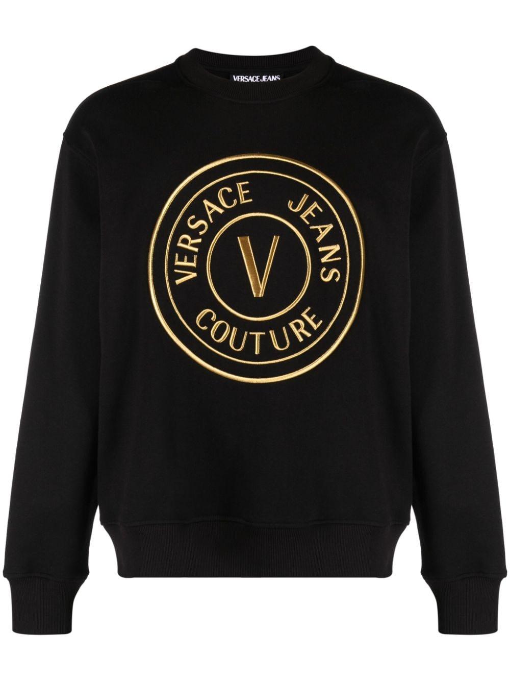 Versace embroidered sweatshirt sale