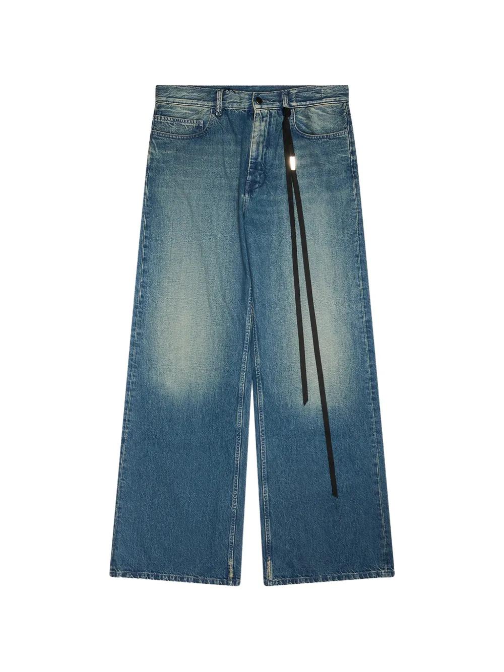パンツ Ann demeulemeester coating wide denim Ann Demeulemeester Claire high-rise wide-leg jeans Ann Demeulemeester