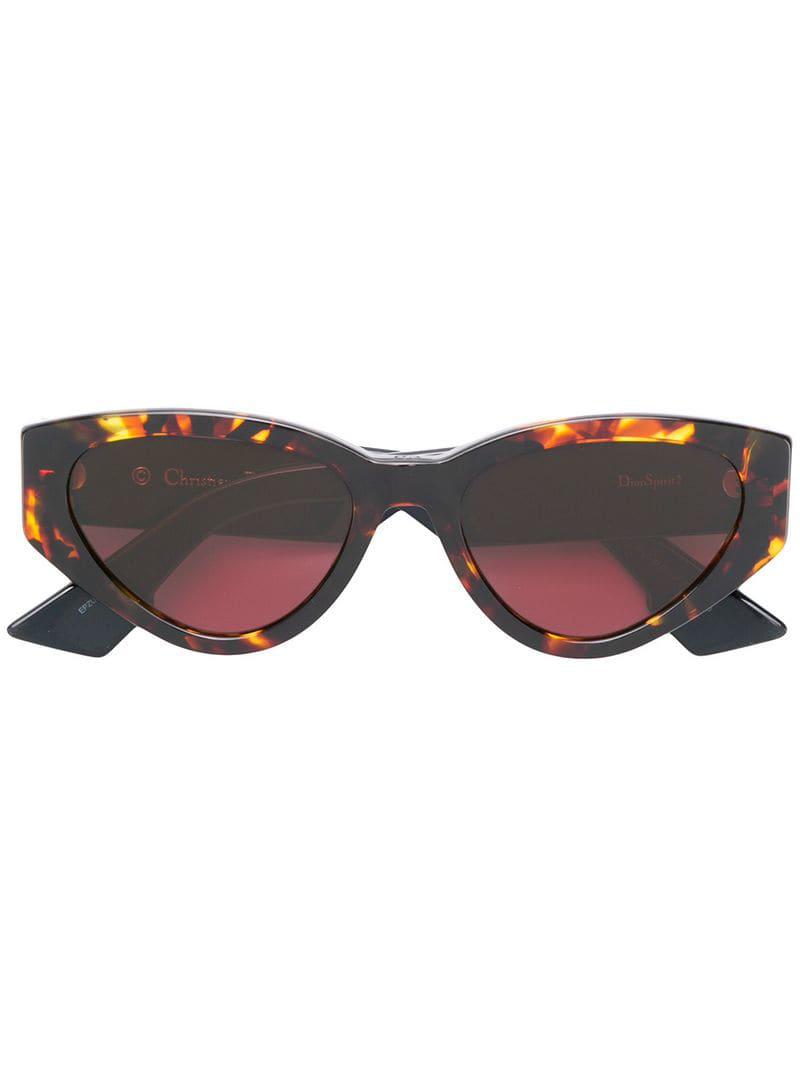 Dior Dior Spirit 2 Sunglasses in Brown | Lyst