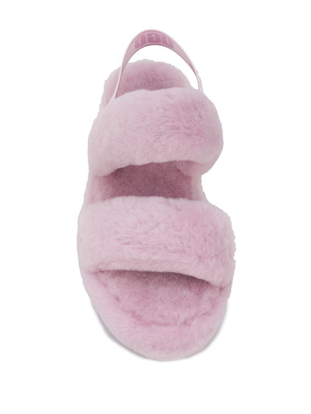 UGG Rubber Oh Yeah Textured Slippers in Pink Lyst