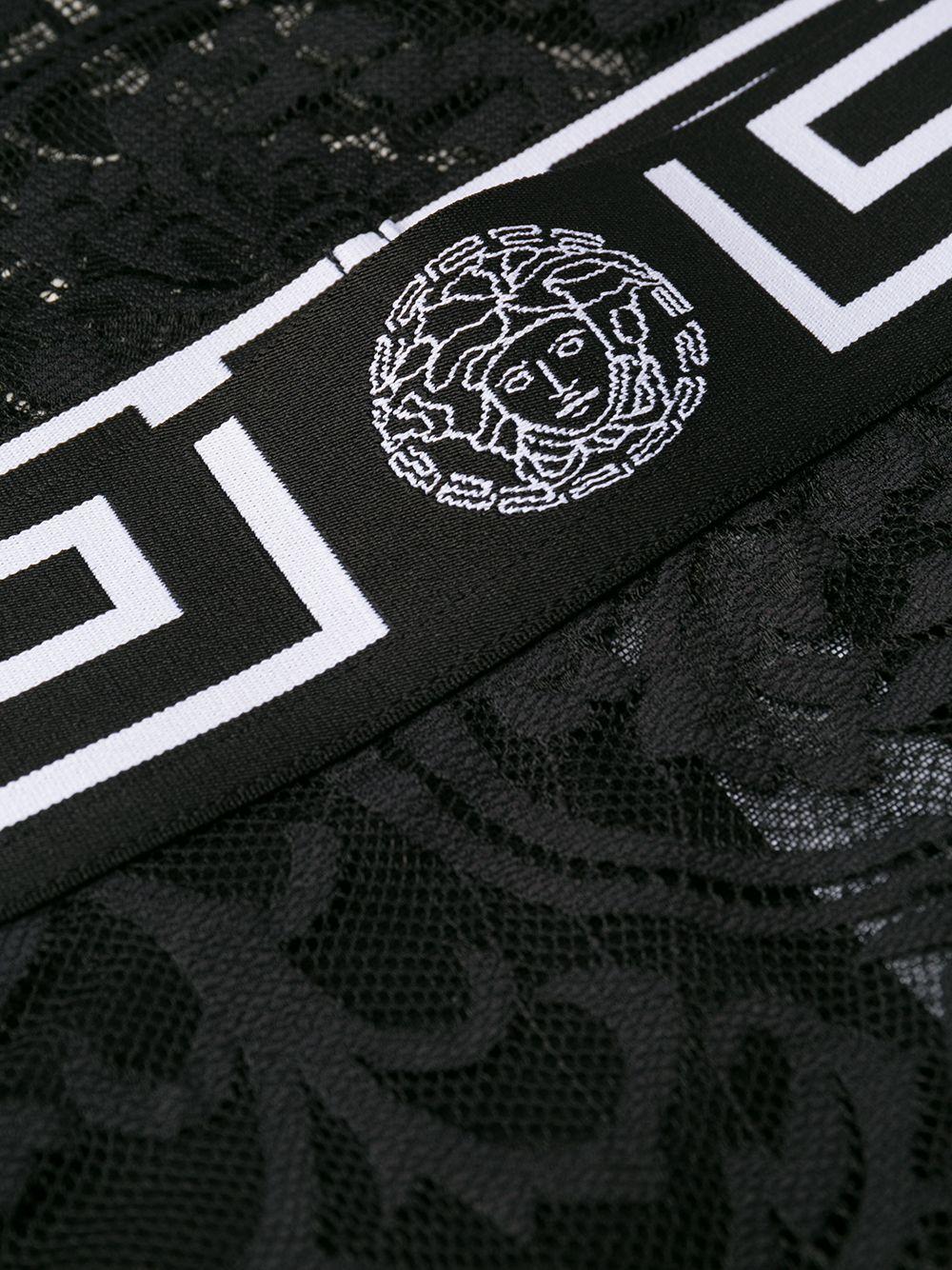 Versace lace deals biker shorts