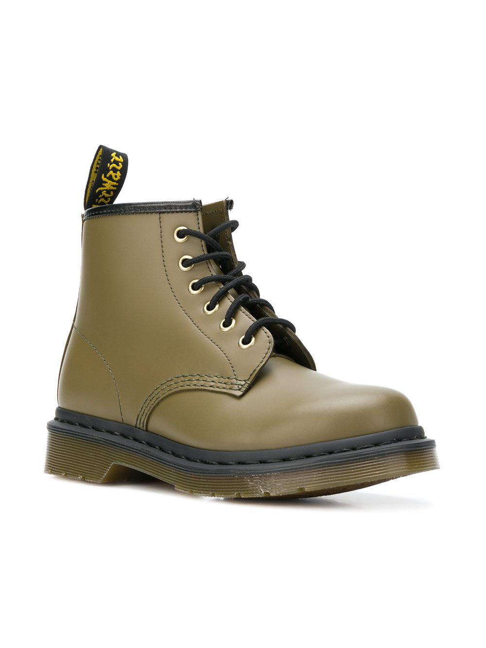 dr martens green smooth