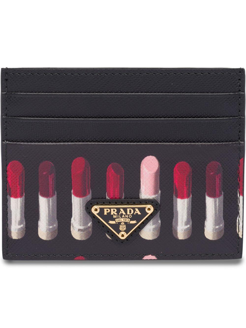 prada lipstick card holder