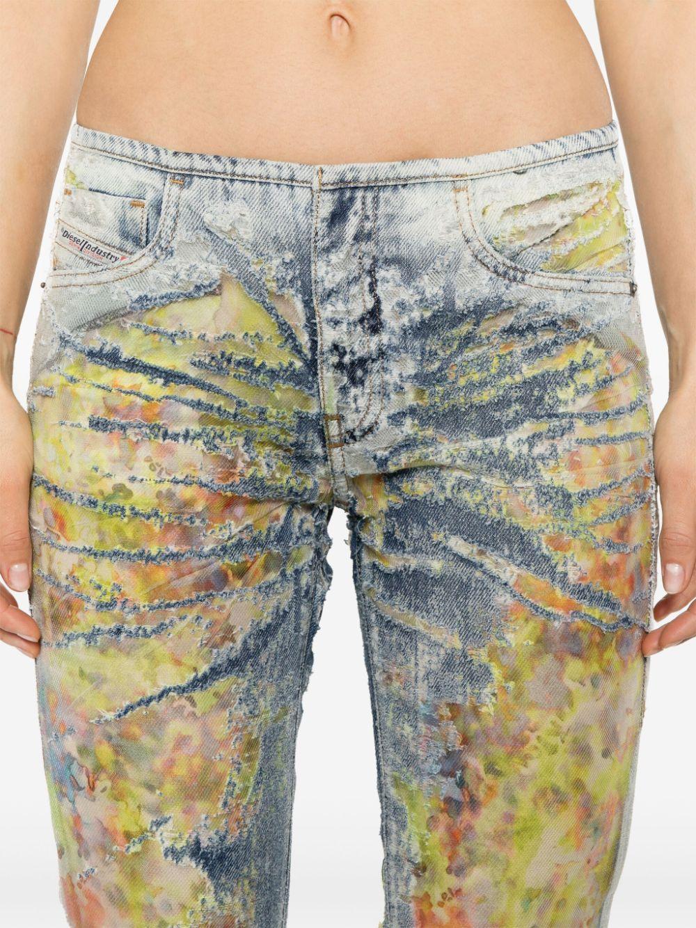 DIESEL Bootcut Jeans D-Shark 068Mx in Blue | Lyst