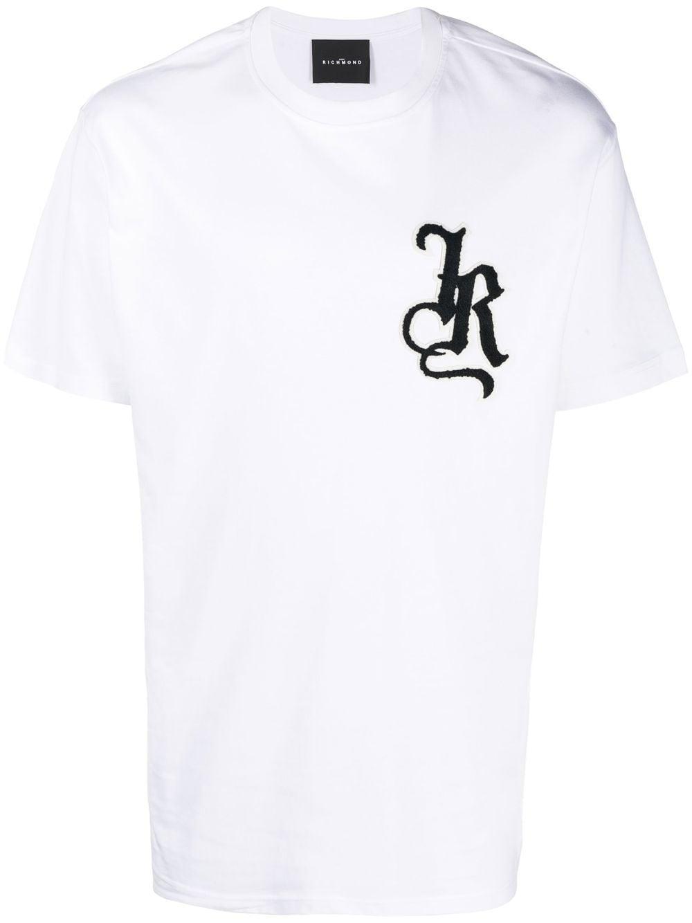Hombre Ropa de Camisetas y polos de Camisetas de manga corta Camiseta con logo estampado John Richmond de hombre de color Negro 