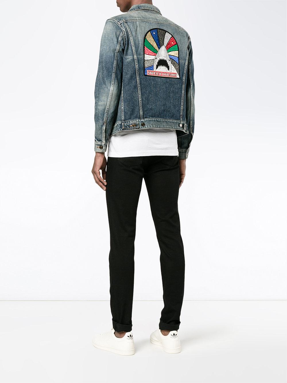 saint laurent jeans jacket