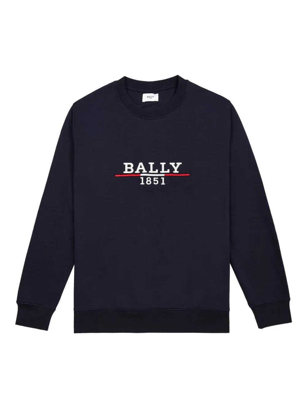 【送料&関税込】Bally Logo-printed Crewneck T-shirt Bally logo-print Organic Cotton T-shirt | Black | FARFETCH