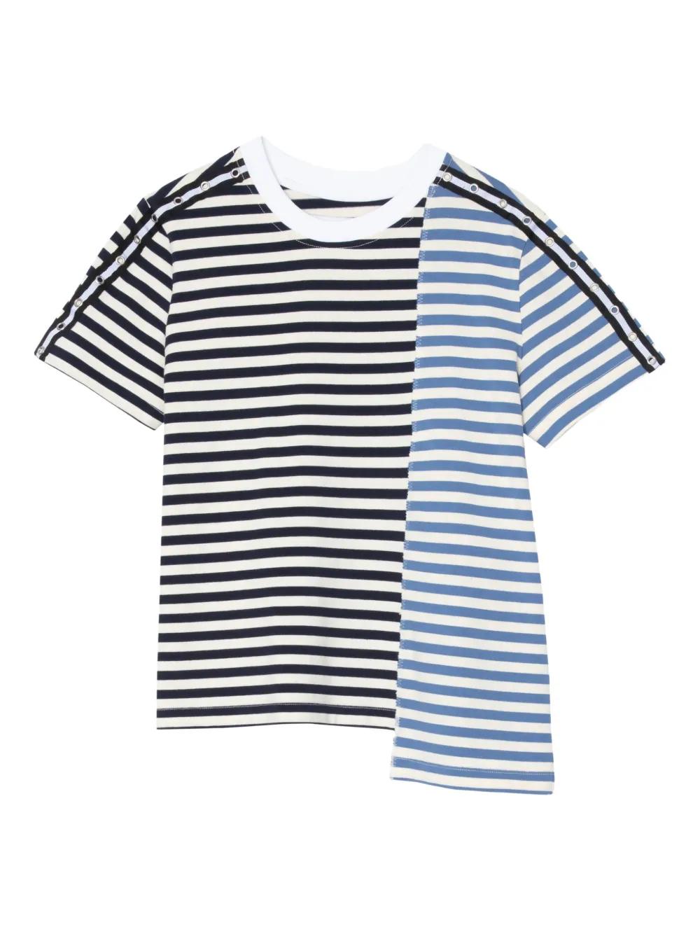 【3.1 Phillip Lim】ストライプパッチワークTシャツ 3.1 Phillip Lim(3.1フィリップリム) Tシャツ・カットソー