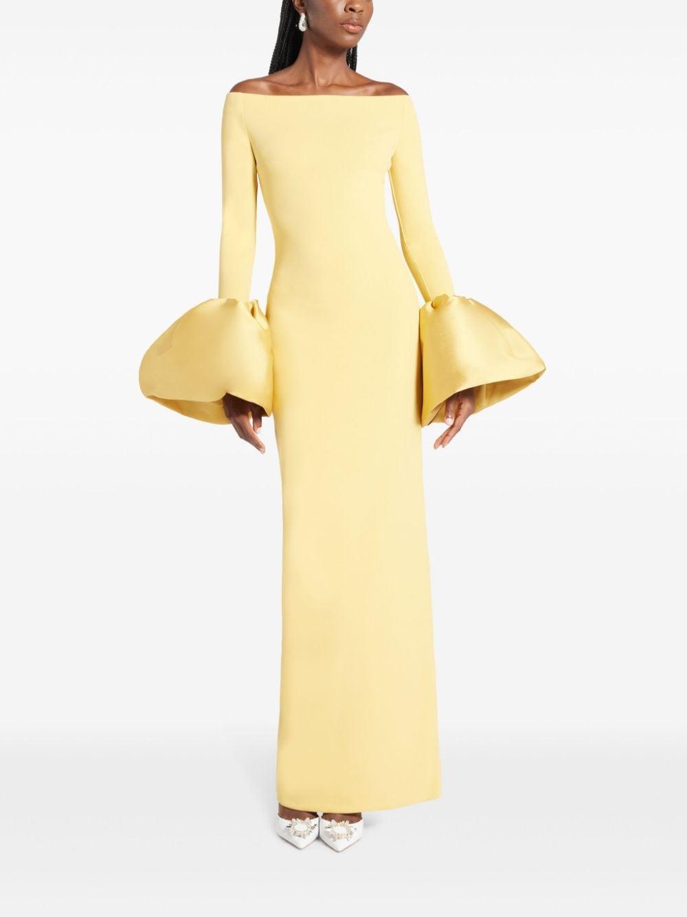 ワンピース SOLACE LONDON TALIA MAXI DRESS The Talia Maxi Dress in Cream – Solace London