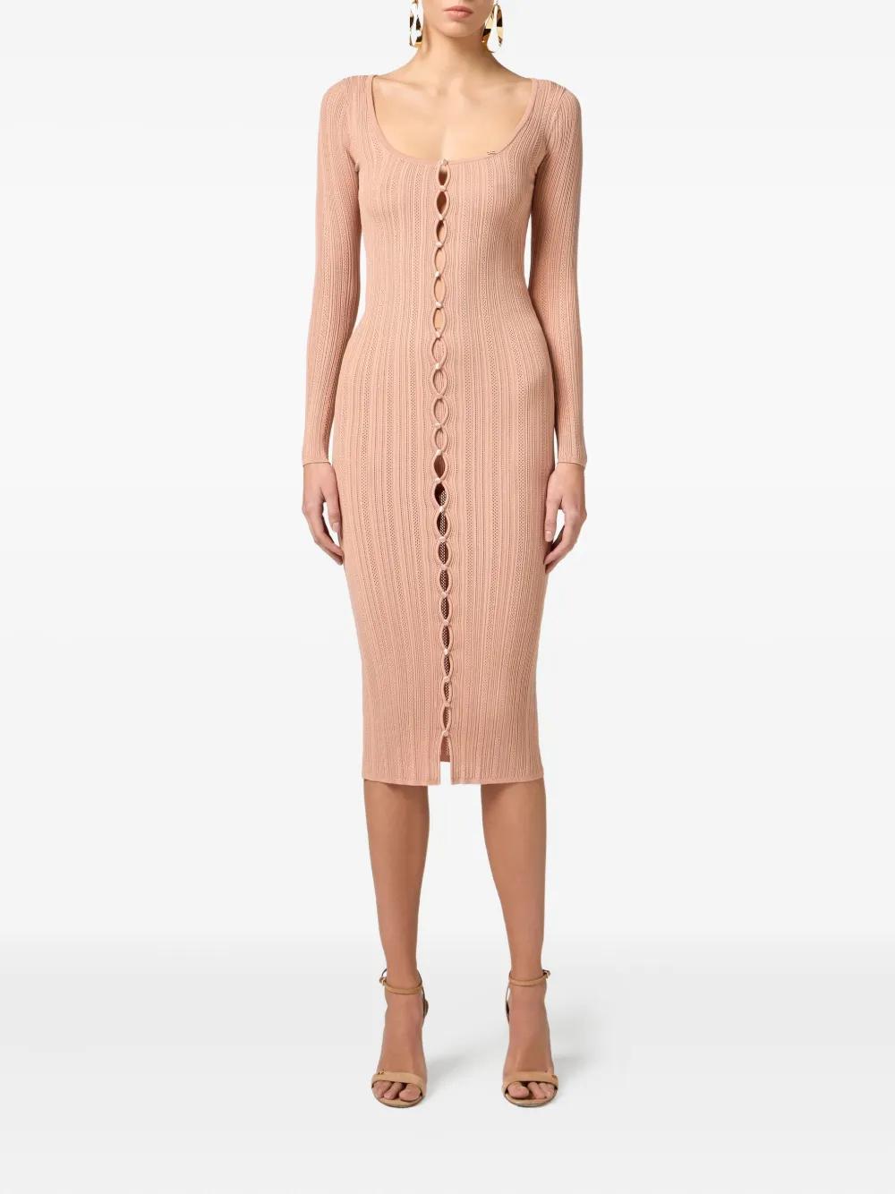 ワンピース ELISABETTA FRANCHI KNIT LONG DRESS Women's long dresses outlet by Elisabetta Franchi: buy online