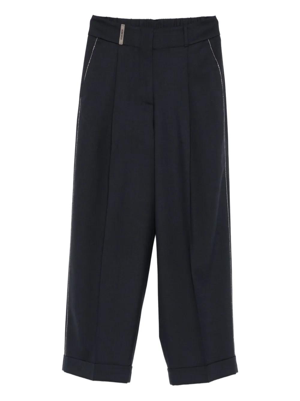 パンツ Peserico Wide-Leg Pants With Elastic Waistband Peserico Pants for Women - Bloomingdale's