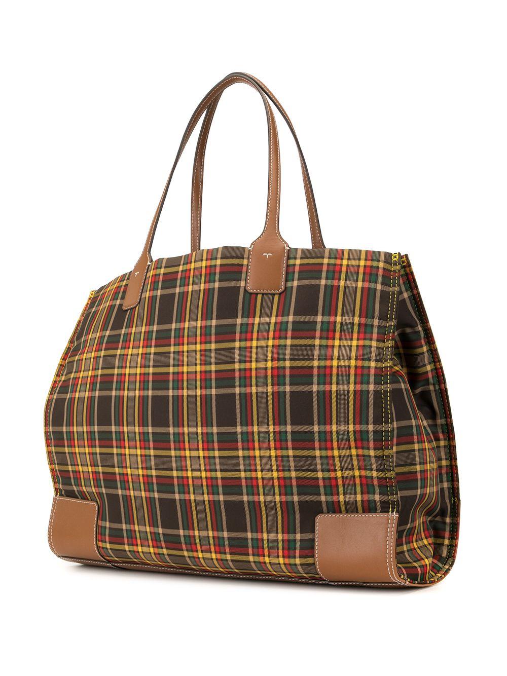 ella plaid tote