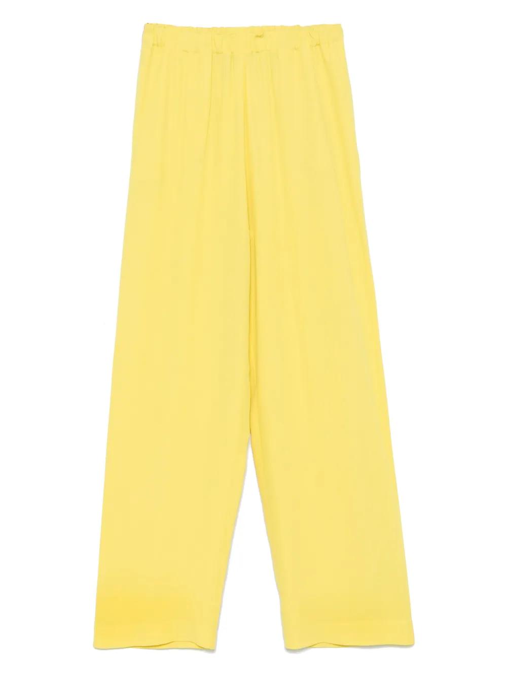 Yellow Fabiana Filippi Pants for Women | Lyst