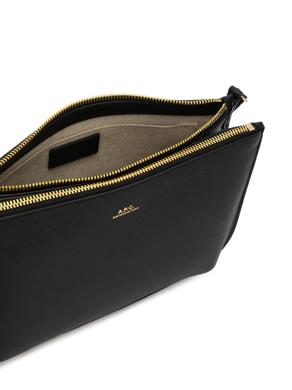 A.P.C. Leather Sarah Crossbody Bag in Black Save 11 Lyst