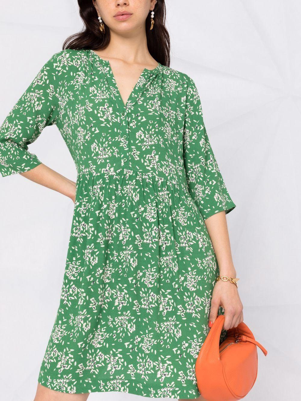 Ba&sh Vlada Floral-print Dress in Green | Lyst