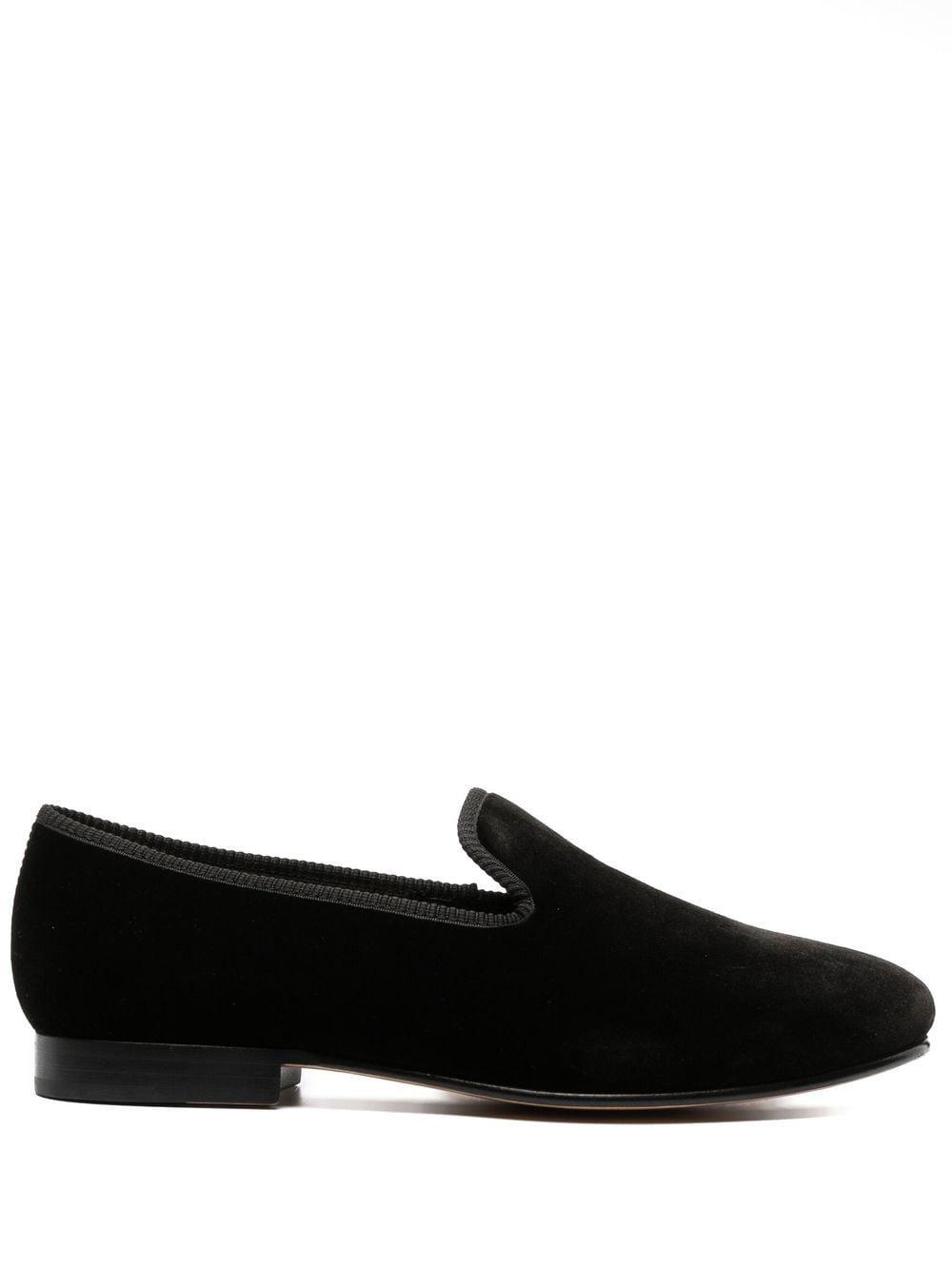 Polo Ralph Lauren Paxton Slip-on Velvet Loafers in Black for Men | Lyst