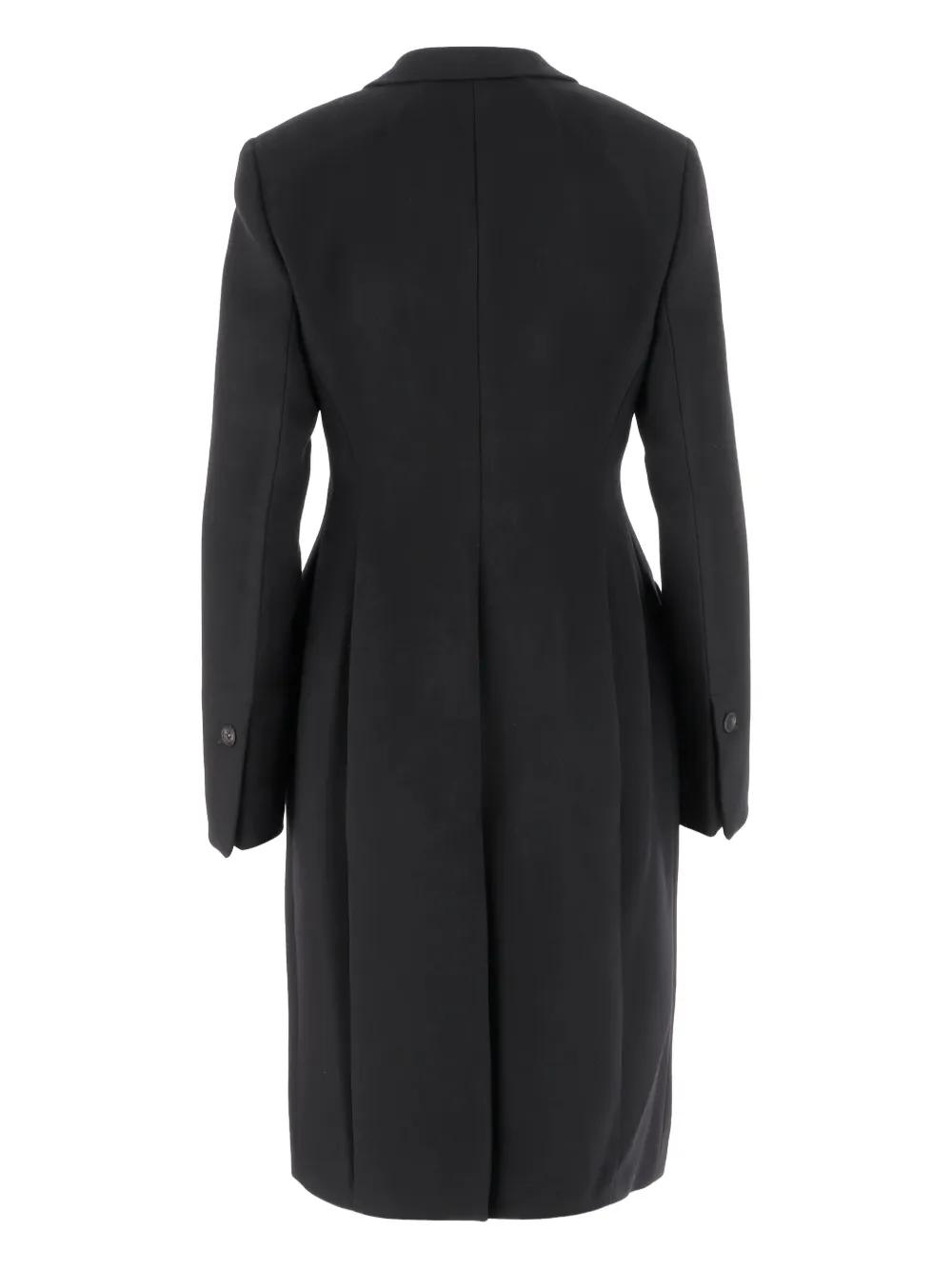 コート SALVATORE FERRAGAMO BLACK WOOL BLEND COAT Ferragamo Coats for Women | Online Sale up to 82% off | Lyst