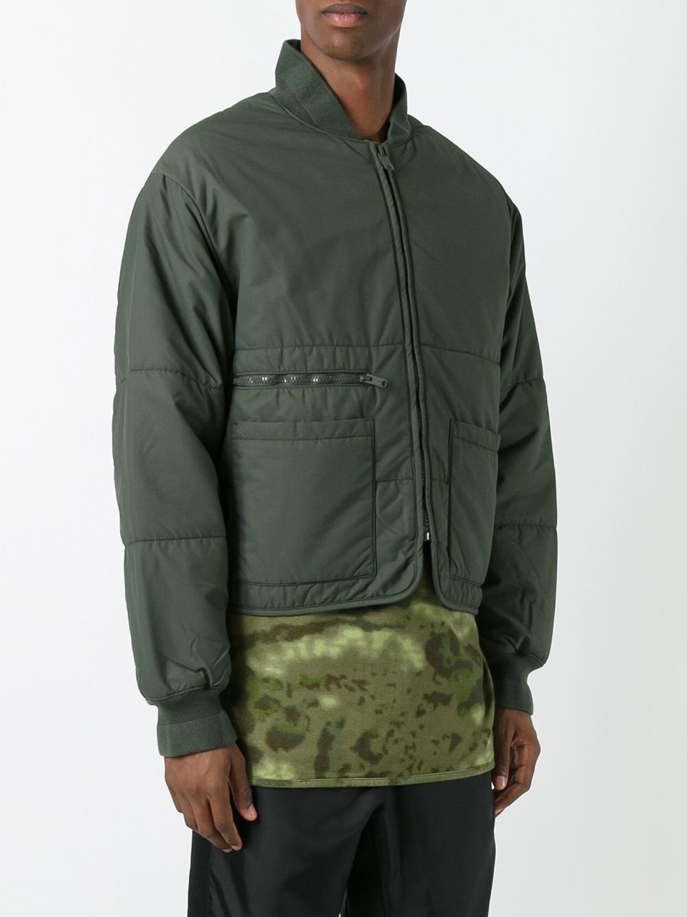 yeezy green bomber jacket