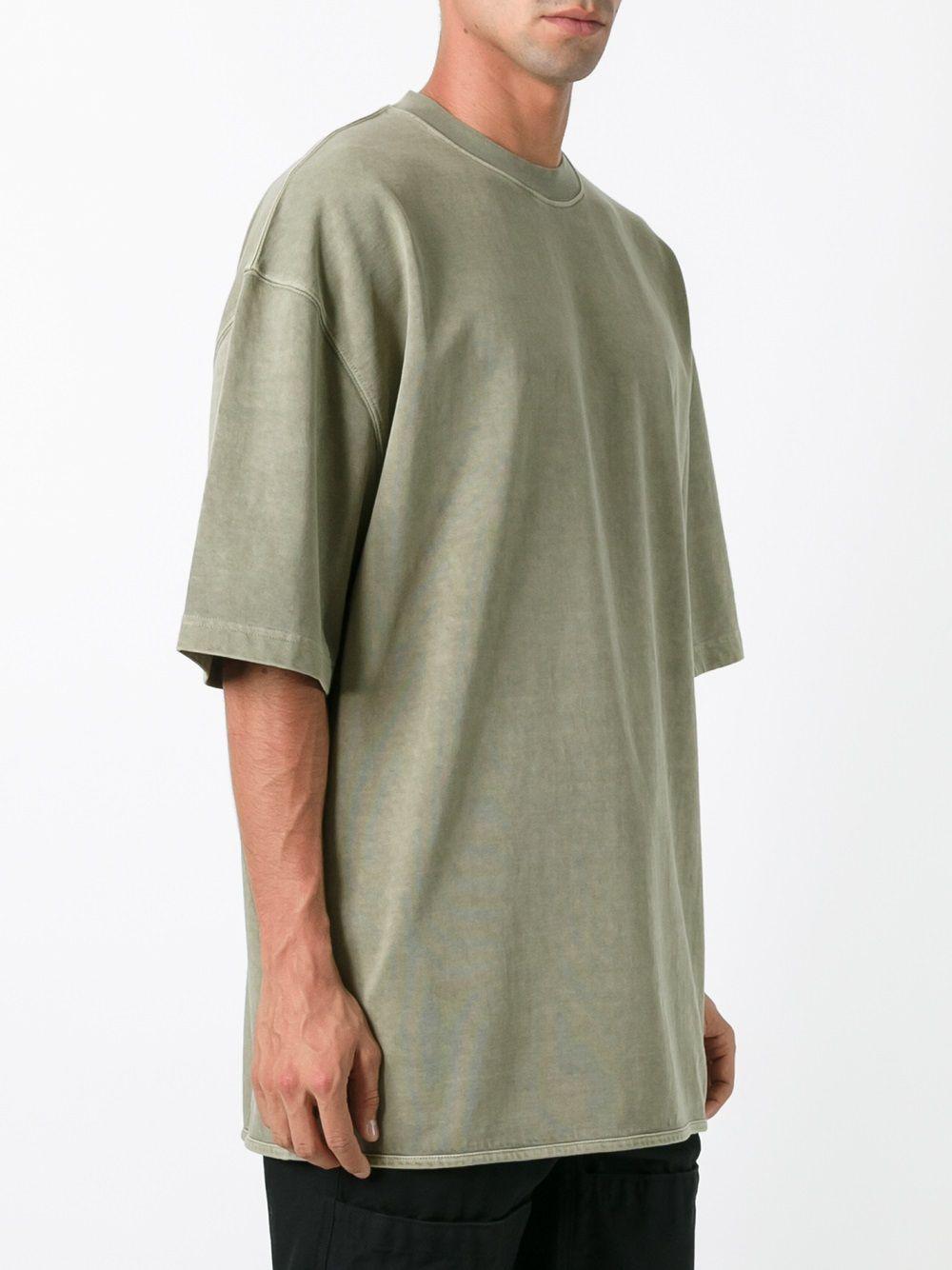 Yeezy Season 3 Crew Neck T-shirt in Green for Men | Lyst