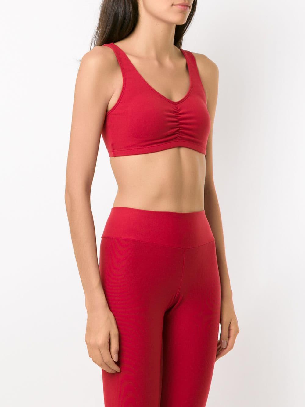 Lygia & Nanny Synthetic Bio Up Sports Top in Red - Lyst
