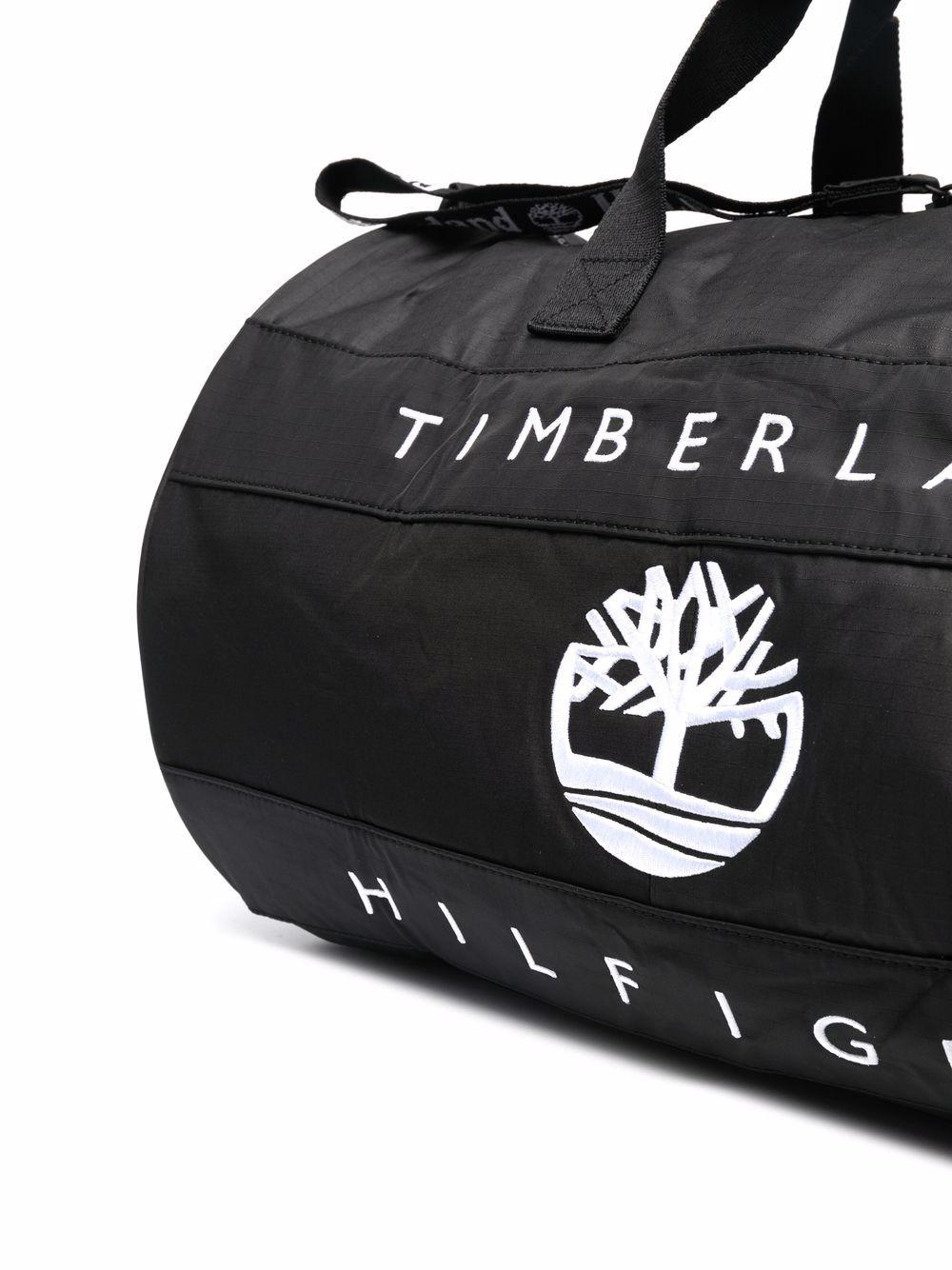 Tommy Hilfiger X Timberland Logo-embroidered Duffle Bag in Black 