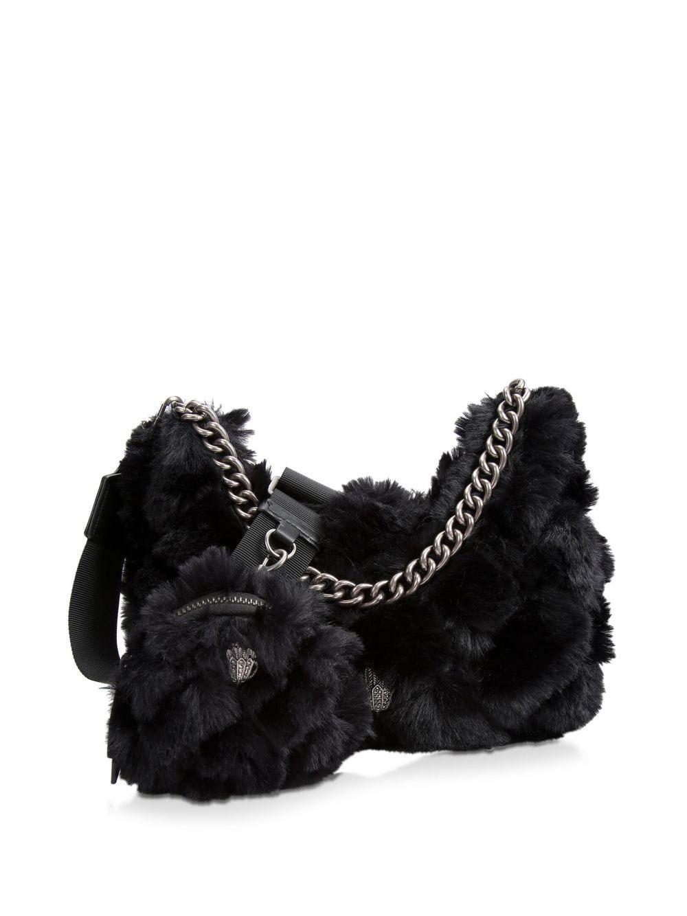 Kurt Geiger Faux Fur Multi Crossbody Bag in Black Lyst