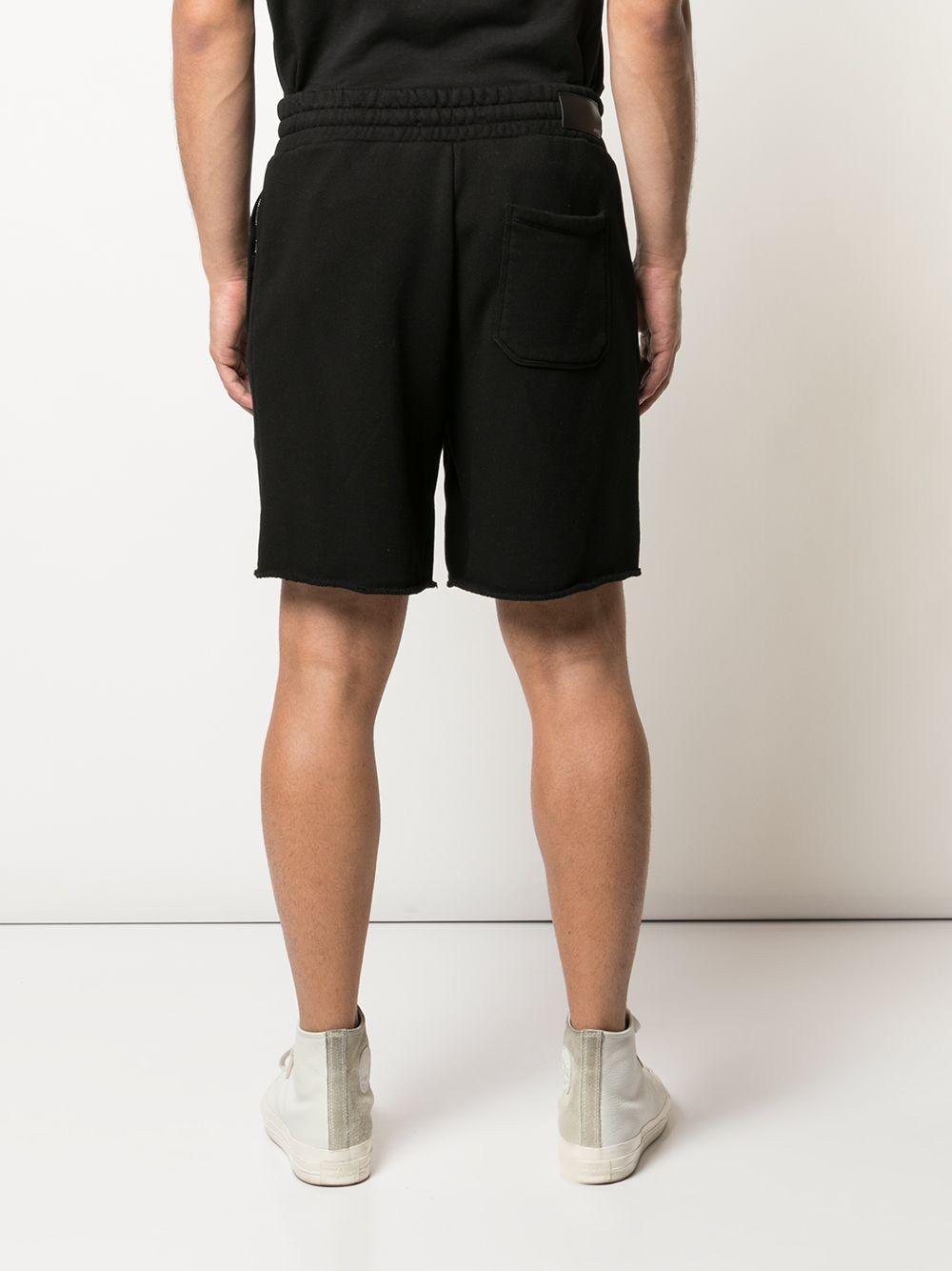 Amiri Cotton Logo Track Shorts in Black for Men - Lyst