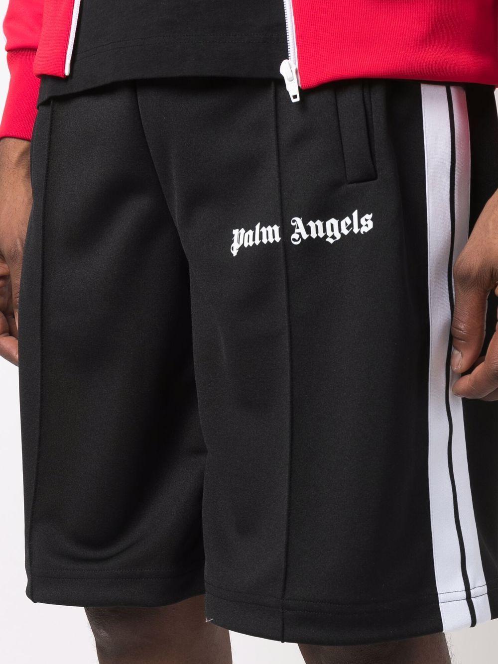 Pantaloncini rossi con nome brand Palm Angels | Ratti Boutique