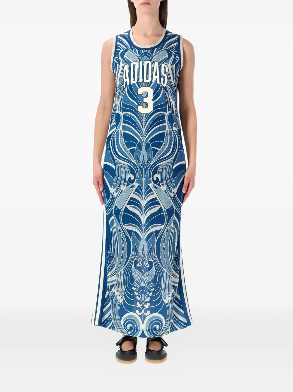 adidas maxi dress blue Young Hungry Free Admiral Blue Cami Dress