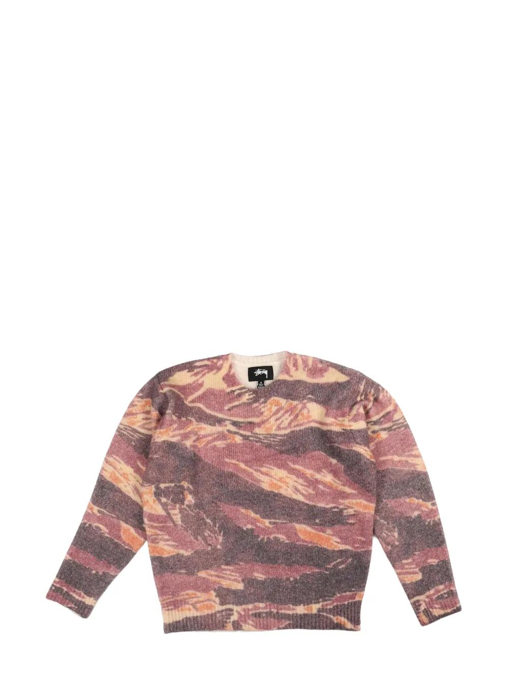 Stussy Tigris Sweater in Pink for Men | Lyst UK