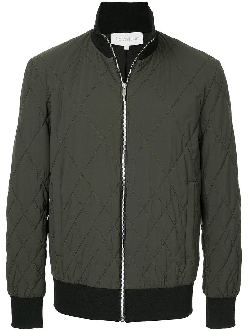 blue leather bomber jacket