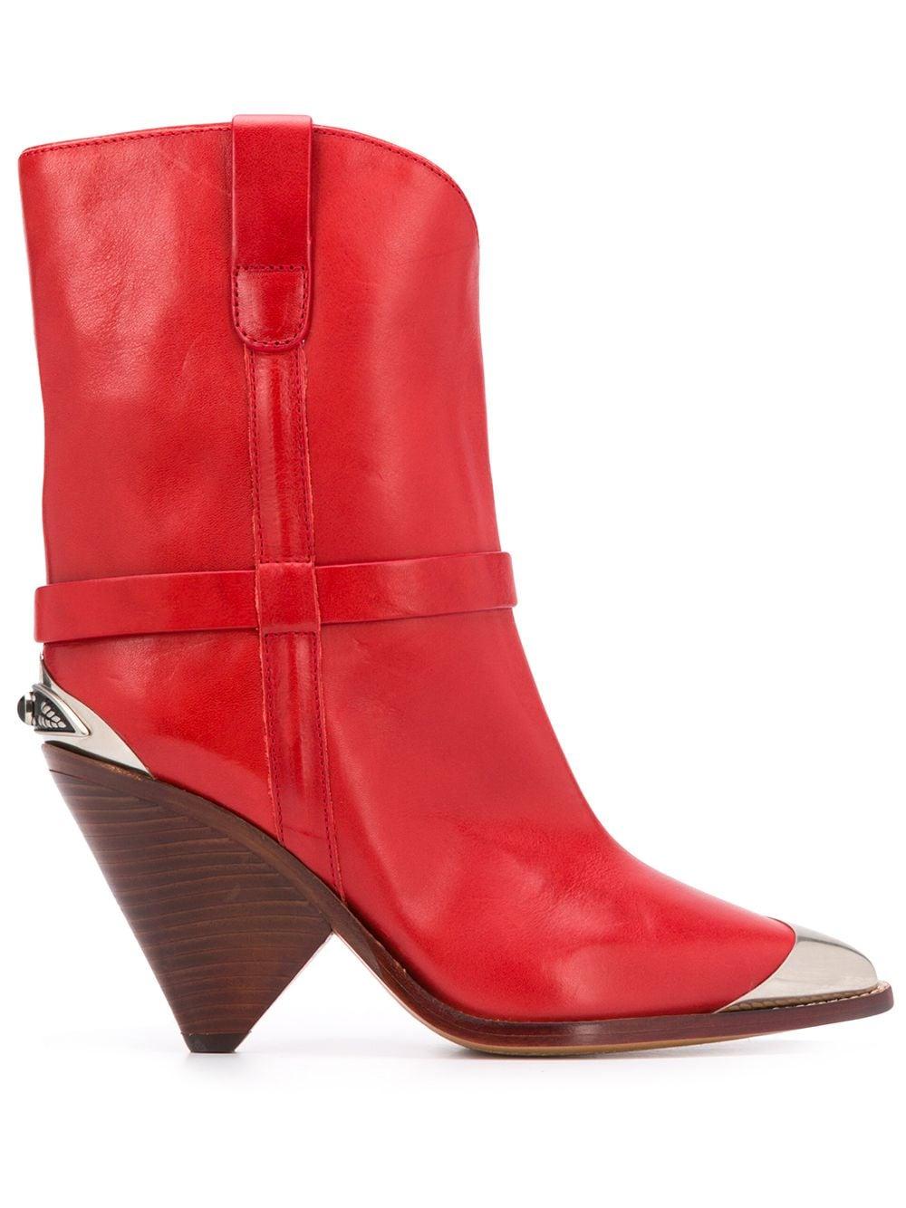 Isabel Marant Boots in Red - Lyst